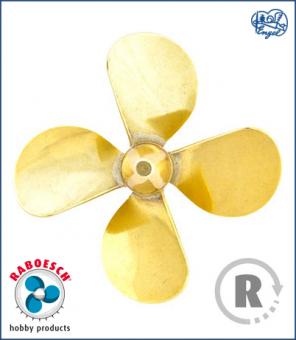 4-Blatt Wasserschraube A RECHTS 25mm M3 