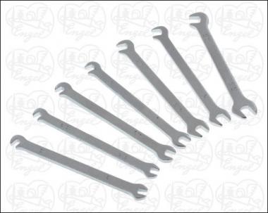 Miniature Open End Wrenches, Set of 7 