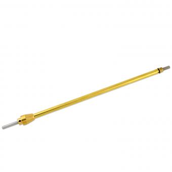 Wellenanlage 8/10x395 mit Welle M5x450mm und Kugellager 