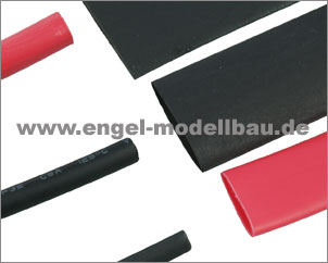 Schrumpfschlauch 1,6mm ROT, 1m 