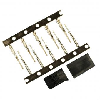 Servostecker-Bausatz Robbe / Futaba GOLD mit Stiftkontakten 5 Stück 