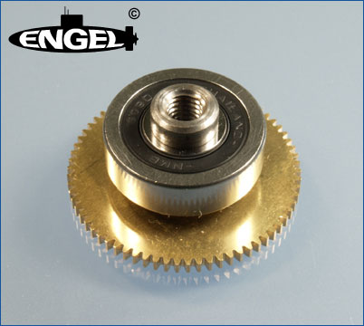 Spindelbuchse mit Lager und Zahnrad 