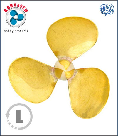 3-Blatt Wasserschraube Typ Dsp LINKS 40mm M4 