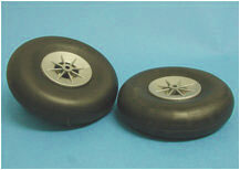 Räder mit Nylon-Felge 2-teilig geschraubt ø125mm, 2 Stk. 