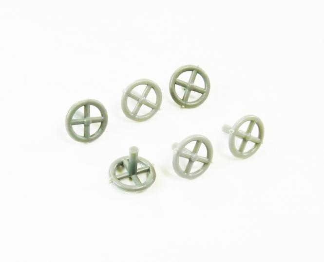 Handräder ø 8 mm, 6 Stk. 