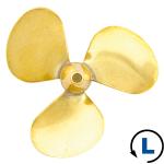 3-Blatt Wasserschraube D LINKS 30mm M4 
