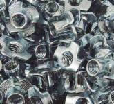 Einschlagmuttern Stahl verz. M6, 10 Stk. 